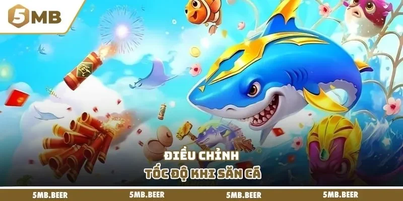 Điều chỉnh tốc độ khi săn cá
