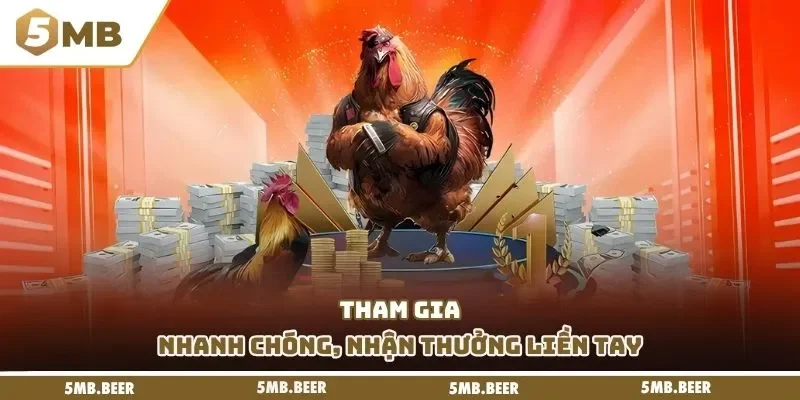 Tham gia nhanh chóng, nhận thưởng liền tay